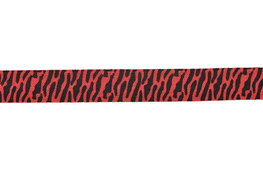 Assorted Tiger Print Elastic 0.63" | Tiger Printed Elastic Trim | Elastic Trim | Trim