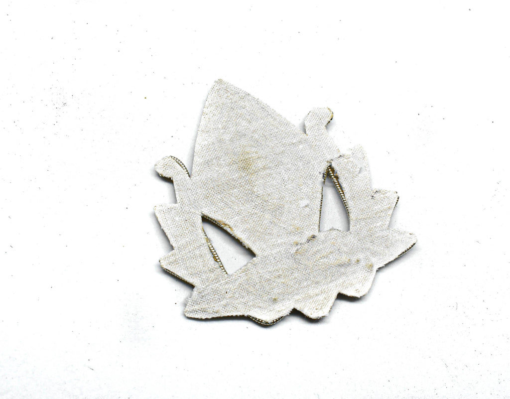 Metallic Gold Indian Design Applique 2.50" x 2.75" | Indian Patch Applique - Target Trim