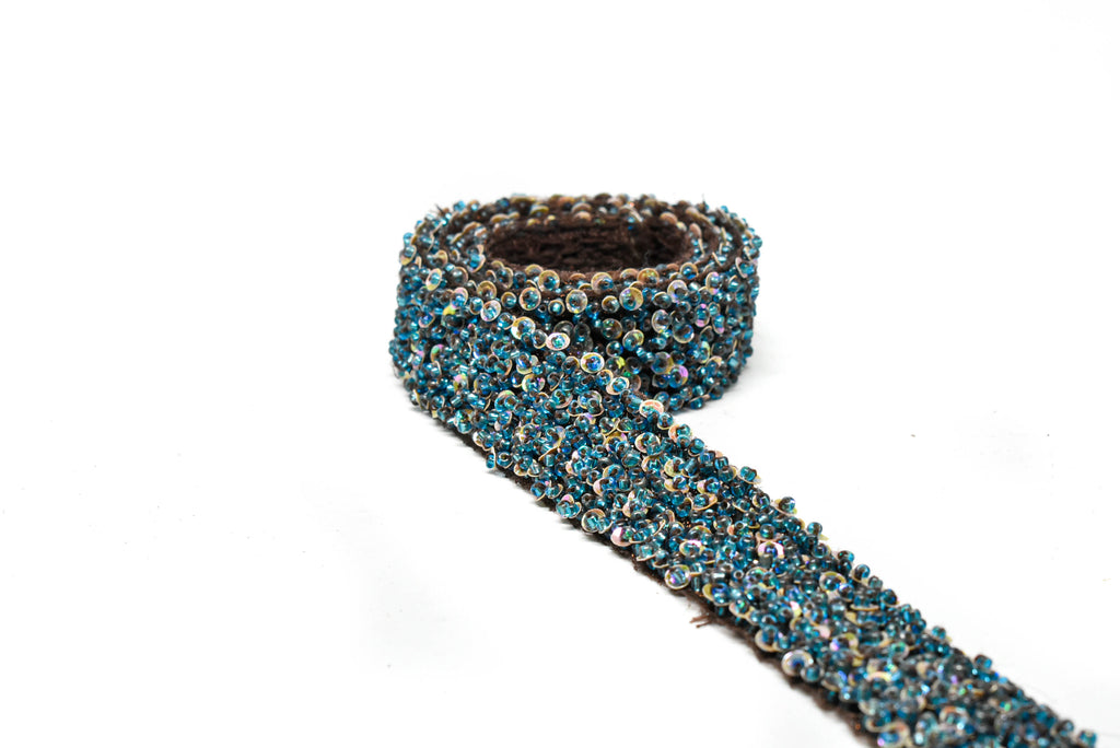 Beaded and Sequin Trim 1" - 1 Yard | Target Trim