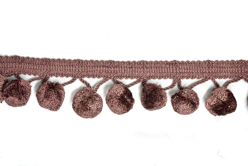 Puffy Dangling Pom-Pom Trim 2" - 1 Yard