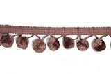 Puffy Dangling Pom-Pom Trim 2" - 1 Yard