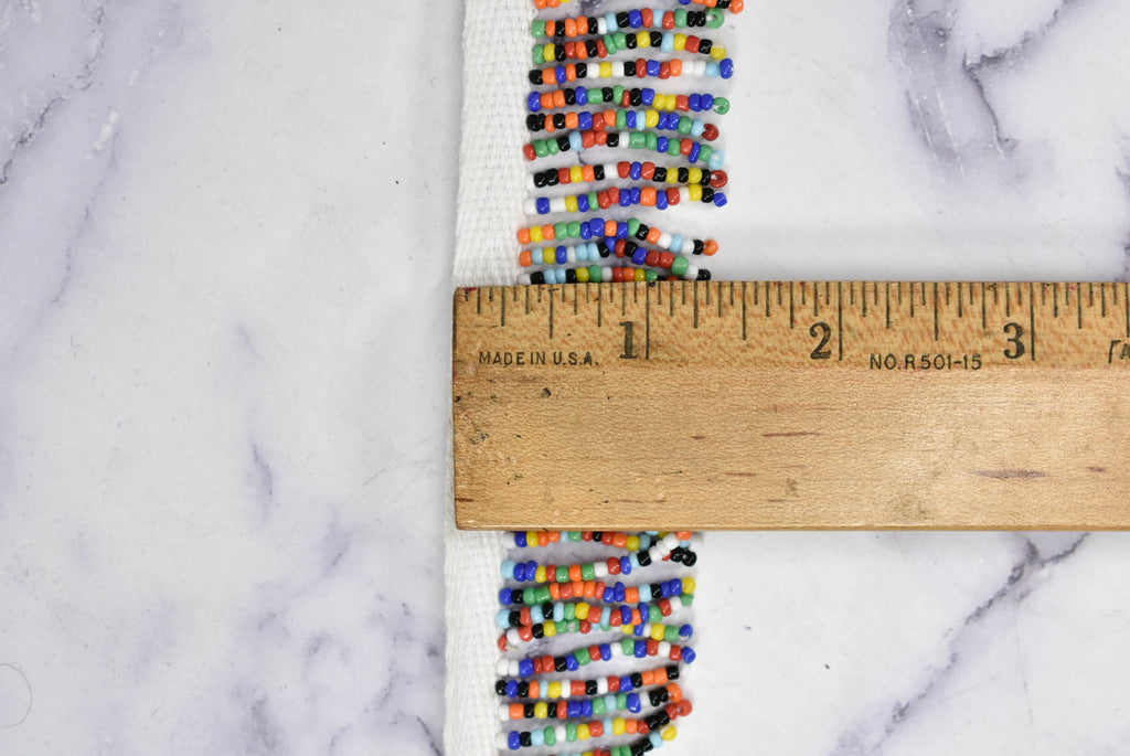 Dangling Beaded Fringe Trim | Multi-Color Beaded Fringe Trim | Beaded Trim for Dance Costumes | Party Dress Trim sold by the yard - Target Trim