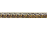 Dual-Tone Cheetah Print Fold-Over Elastic 0.63" - 1 Yard