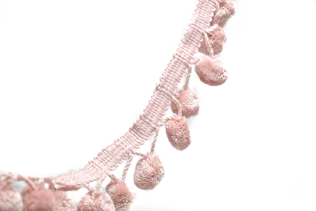 Puffy Dangling Pom-Pom Trim 2" - 1 Yard