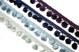 Puffy Dangling Pom-Pom Trim 2" - 1 Yard