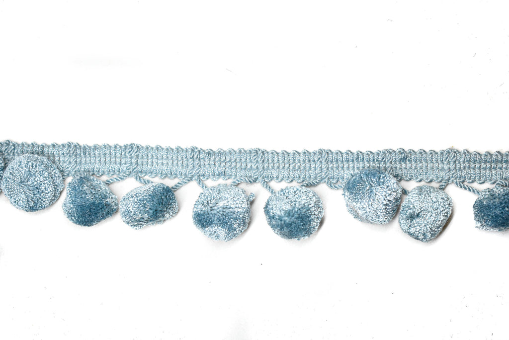 Puffy Dangling Pom-Pom Trim 2" - 1 Yard