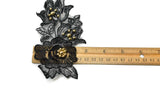 Black Floral Organza Applique | Flower Applique - Target Trim