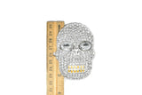 Rhinestone Skull Brooch Target trim