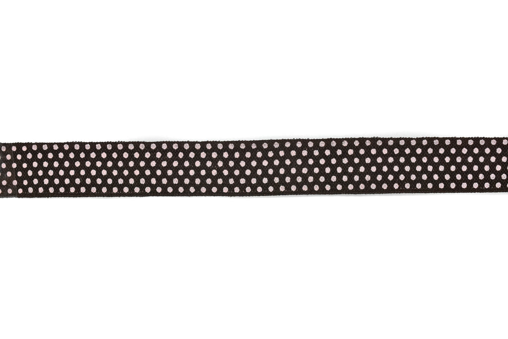 Assorted Small Polka Dot Elastic 0.63" | Polka Dots  Elastic Trim | Trim