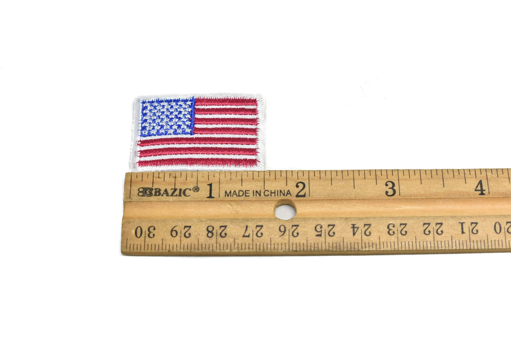 Small American Flag Patch 1.50" x 1" | America Flag Patch Applique - Target Trim