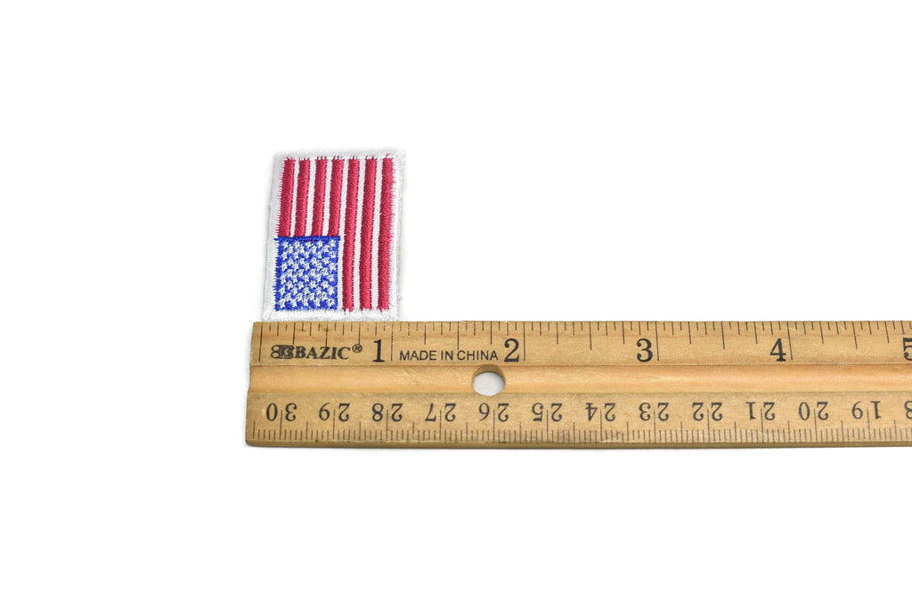 Small American Flag Patch 1.50" x 1" | America Flag Patch Applique - Target Trim