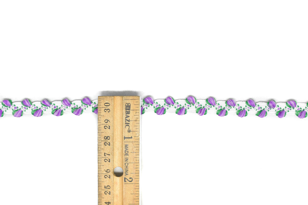 Floral Gimp 0.38" - 1 Yard