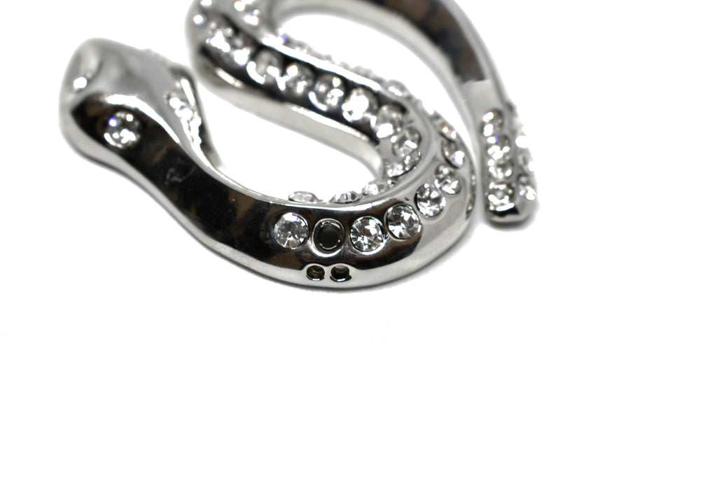 Metal Rhinestone Snake Piece 2" x 2" - 1 Piece