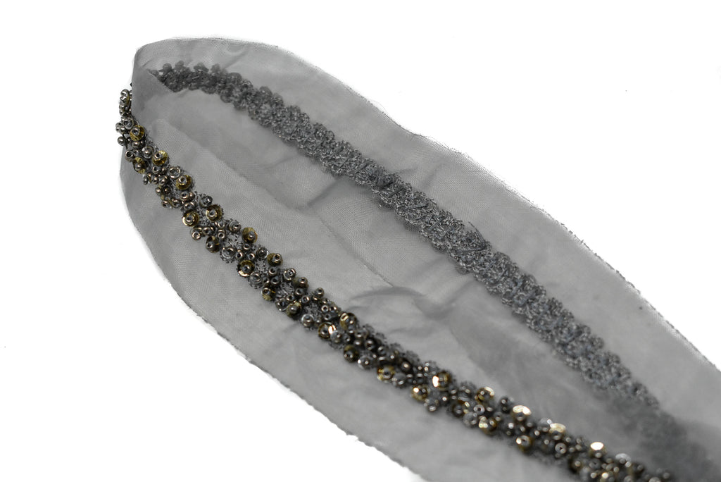 Sequins and Beaded Organza Trim - Target Trim
