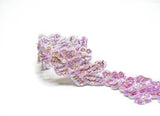 Pink Floral Sequins Trim - Target Trim