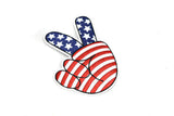Patriotic Iron-On Applique Patches Applique - Target Trim