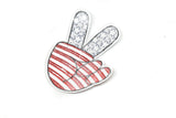 Patriotic Iron-On Applique Patches Applique - Target Trim