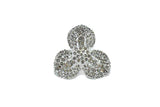 Lily Flower Rhinestone Brooch 2"- 1 Piece