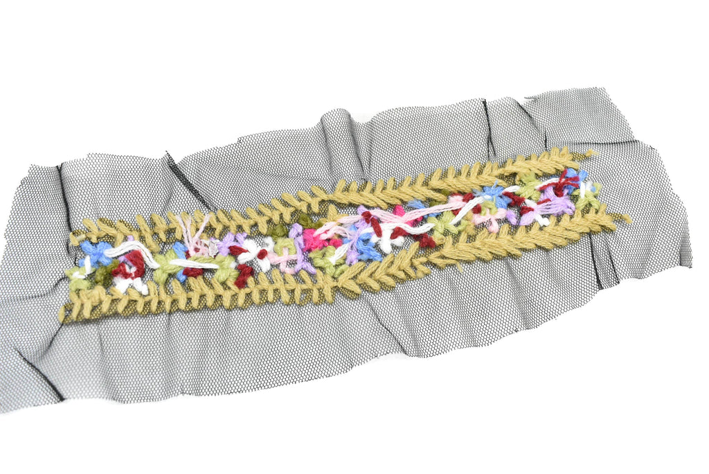 Floral Mesh Lace Applique | Flower Patch Applique - Target Trim