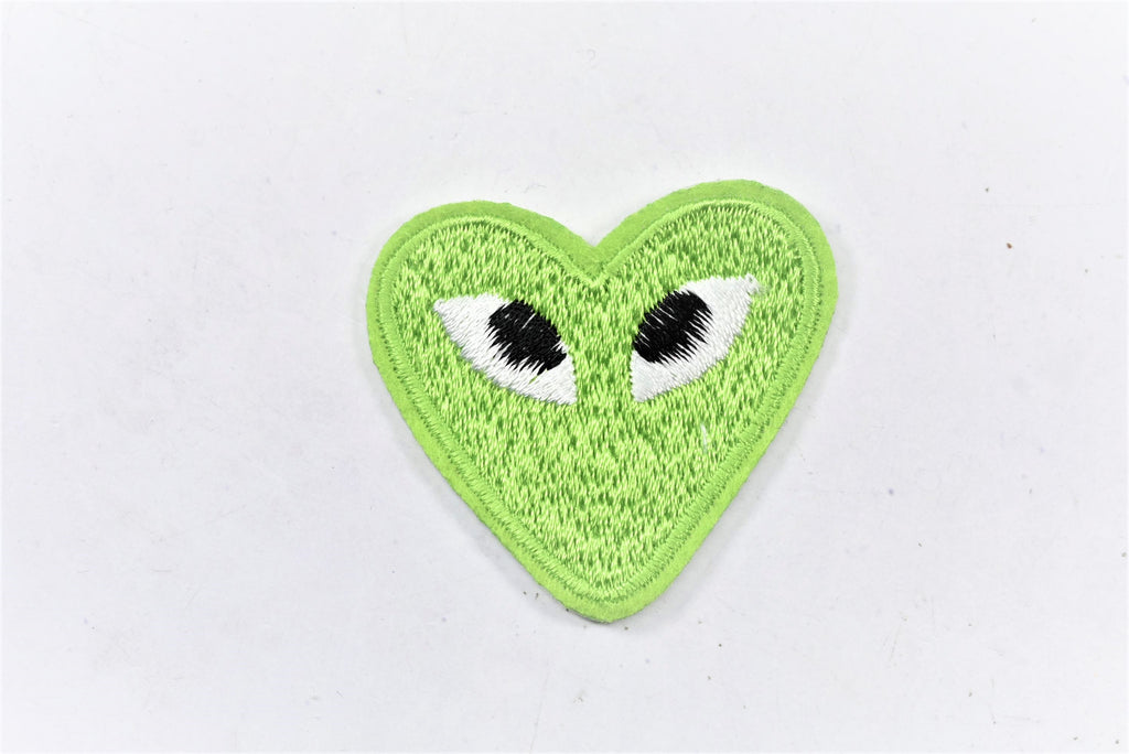 Embroidered Heart with Eyes Patch | Cute Heart Patches | PLAY Heart Patch | Iron on Heart Patch Applique | T Shirt Patch Applique | 1.50" | Heart Patch Applique - Target Trim
