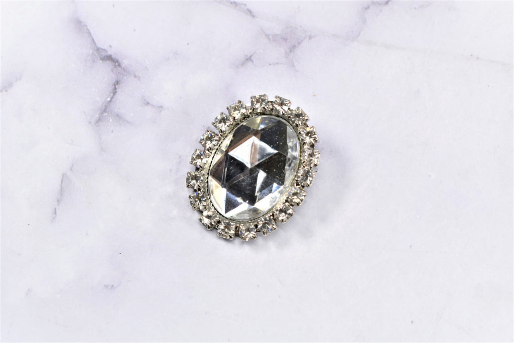 Rhinestone Brooch Applique | DIY Clothing Design Accessory | Floral Rhinestone Brooch Pin | Fashion Statement Brooch | Gift for Her target Trim