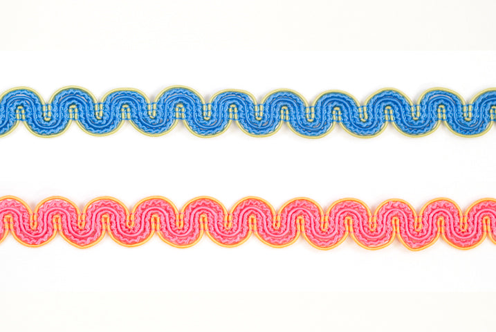 1/2" Wavy Braided Gimp Trim -Design 4 - Target Trim