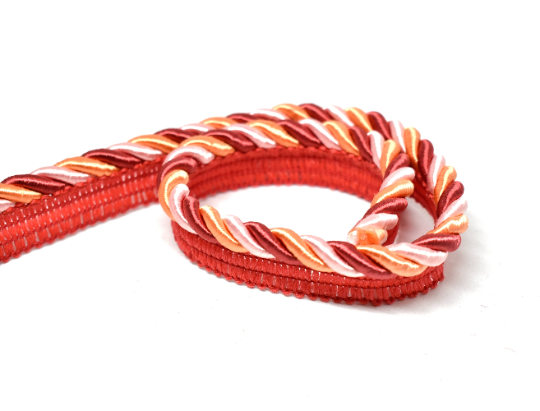 Tricolor Cording on Tape 1" - 1 Yard