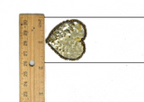 Tiny Sequin Heart Appliques 1.75" x 1.63" | Sequined Tiny Heart Patch Applique - Target Trim