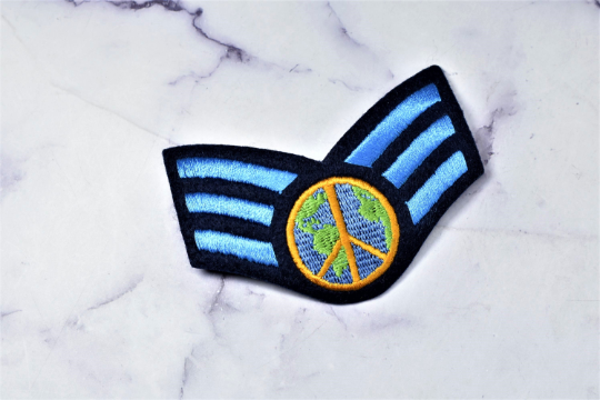 Beautiful Designs Patch | Iron On Patch | Embroidered Patch | Cool Patch For Clothing | DIY Design | 4 Available Color Combos | 3.25" x 2.5" - Patch