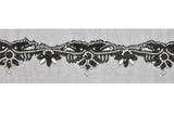 3 1/2" Stunning Handmade Rhinestones Beaded Lace - Target Trim