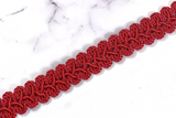 Braided Gimp Trim 9/10" By the Yard |Bridal Wedding | DIY Craft | Prom Costume