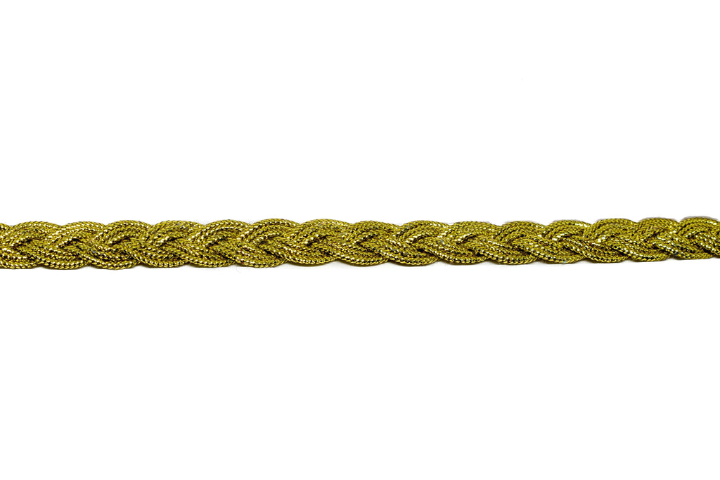 Metallic Gold Braided Cord - 1 Yard