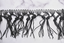 Black Knotted Fringe Trim | Faux Leather Fringe Trim With A Design | Ultra Suede Leather Fringe Trim | 4