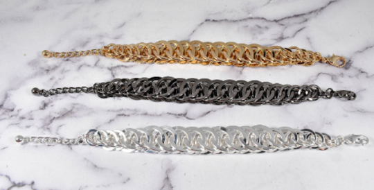 Metal Chainmail Bracelet I Shaggy Loop Bracelet | Unisexual | Multi Loop | Stacking Loop Bracelet | Fashionable Bracelet | Mothers Day Gift