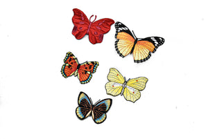 Monarch Butterfly Applique (5 Designs) 3" x 2" | Butterfly Patch Applique -  Target Trim