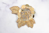 Pin on Gold Sequin Flower Applique | Pin on Applique Patch | DIY Costume Design Accessories | Cute Sequin Flower Pin