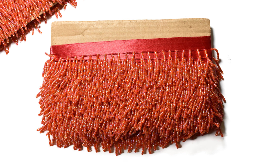 Tassel Trim Chunky Red