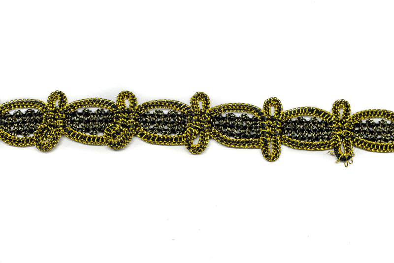 Metallic Loop Gimp Trim 1" - by the yard