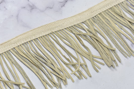 VINTO 2.5 Gold Beaded Tassel Fringe Trim / By the yard – Classic Modern  Fabrics