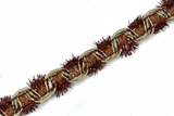 Multi Color Tinsel Fiber Trim | Christmas Decorating Trim | Tinsel Trim | Sew on Tinsel | Christmas Costume Trim | Gift Wrapping Tinsel Trim