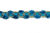 Multi Color Tinsel Fiber Trim | Christmas Decorating Trim | Tinsel Trim | Sew on Tinsel | Christmas Costume Trim | Gift Wrapping Tinsel Trim