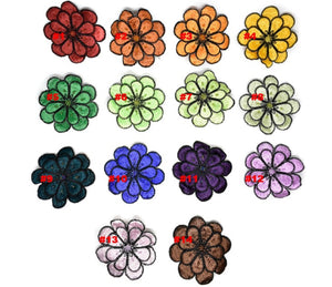 Flower Sequin Applique 3" | Flower Patch Applique - Target Trim