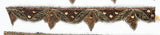 Patterned beaded Indian trim with Decorative Sari Border - Target Trim