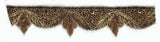 Patterned beaded Indian trim with Decorative Sari Border - Target Trim