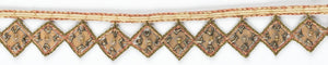 Diamond-shaped Indian Sequined Trim