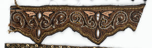 Hand-crafted Indian Classy Beaded, Embroidered Trim 2" - 1 Yard