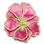 Hawaiian-style Satin Flower Brooch 4'' x 4'' - 1 Piece