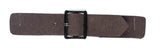 Mini Brown Belt Buckle | Suede Dark Brown Mini Belt Buckle Connector - Target Trim