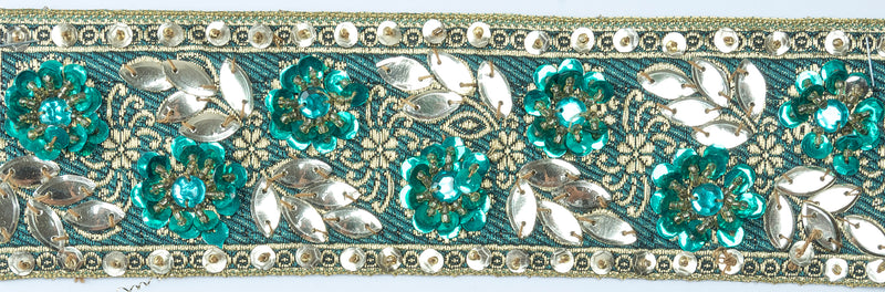 Decorative Handcrafted Beaded India Trim 