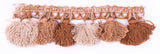 Cream Tri-Color Tassel Fringe- Design 2 - Target Trim